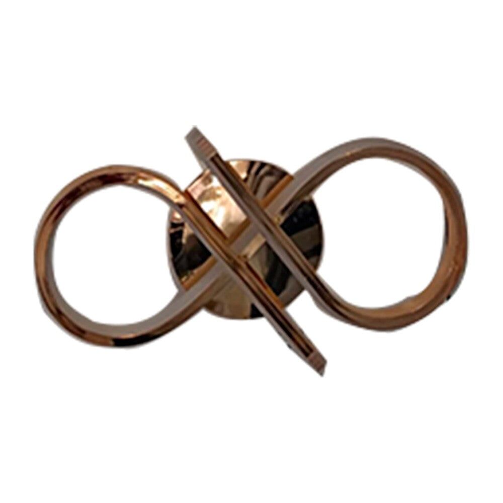 LAMPARA DE PARED ARBOTANTE LED INFINITO 16W C/3 CAMBIOS DE LUZ ORO