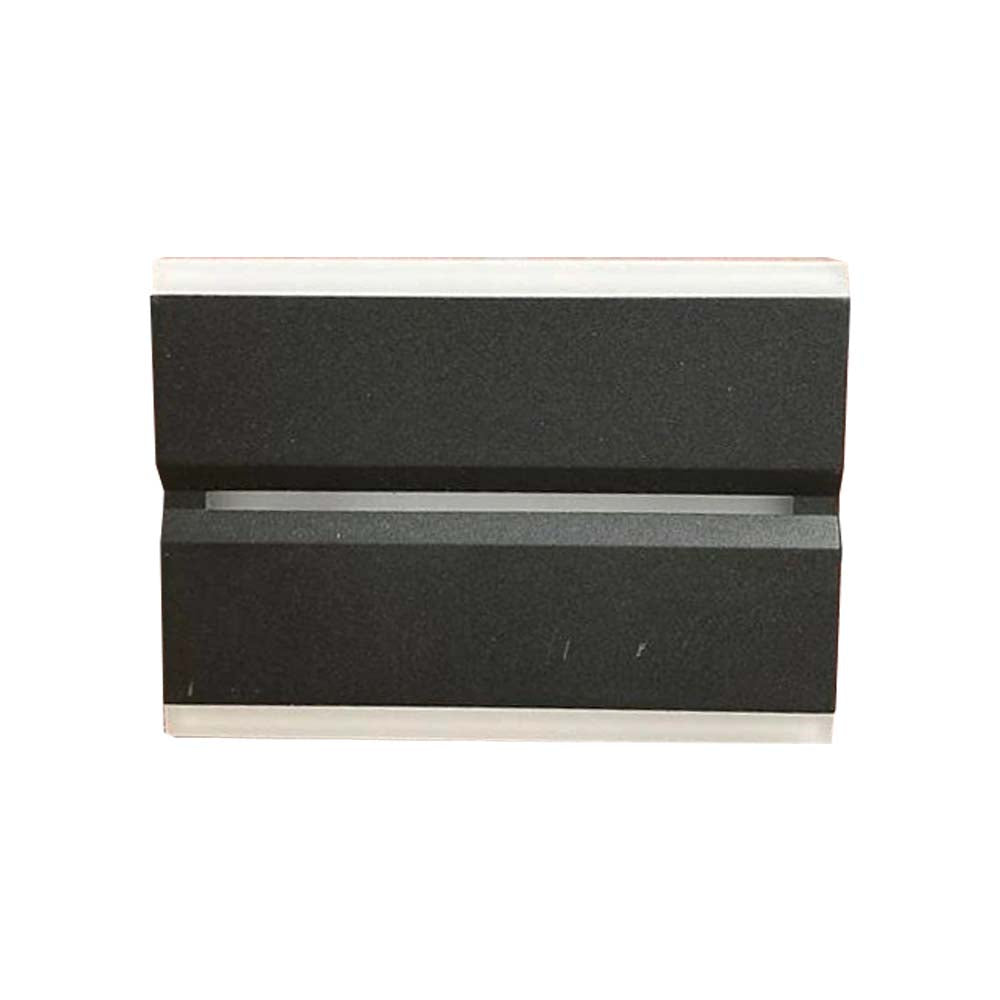 ARBOTANTE LED RECTANGULAR 12W ALUMINIO NEGRO LUZ DE DIA