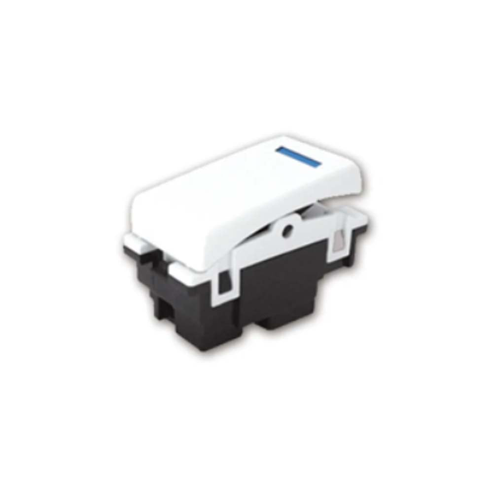 KIT DE 12 INTERRUPTORES DE 3 VIAS CON INDICADOR LED 15A 110V COLOR BLANCO EATON