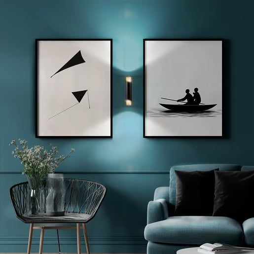 KIT DE 3 PIEZAS DE LAMPARA DE PARED 2 BASES GU10 12W 100-277V NEGRO/DORADO TECNOLITE