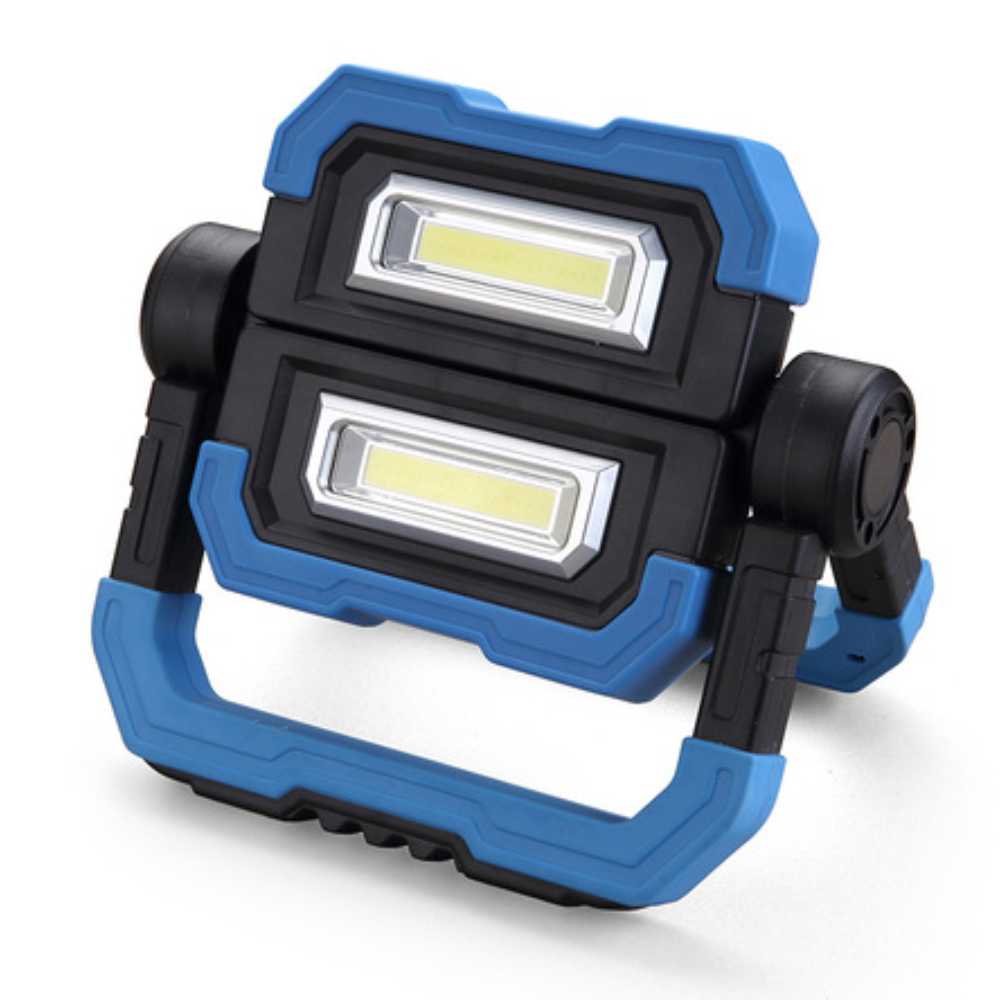 KIT DE 2 PIEZAS DE LAMPARA LED DE TRABAJO LED PORTATIL RECARGABLE 10W 6500K