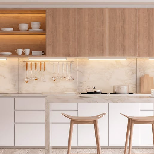 KIT DE 14 PIEZAS DE LAMPARA REGLETA LED INTERCONECTABLE 56.9CM SOBREPONER 10W LUZ CALIDA BRILLANTE NO ATENUABLE