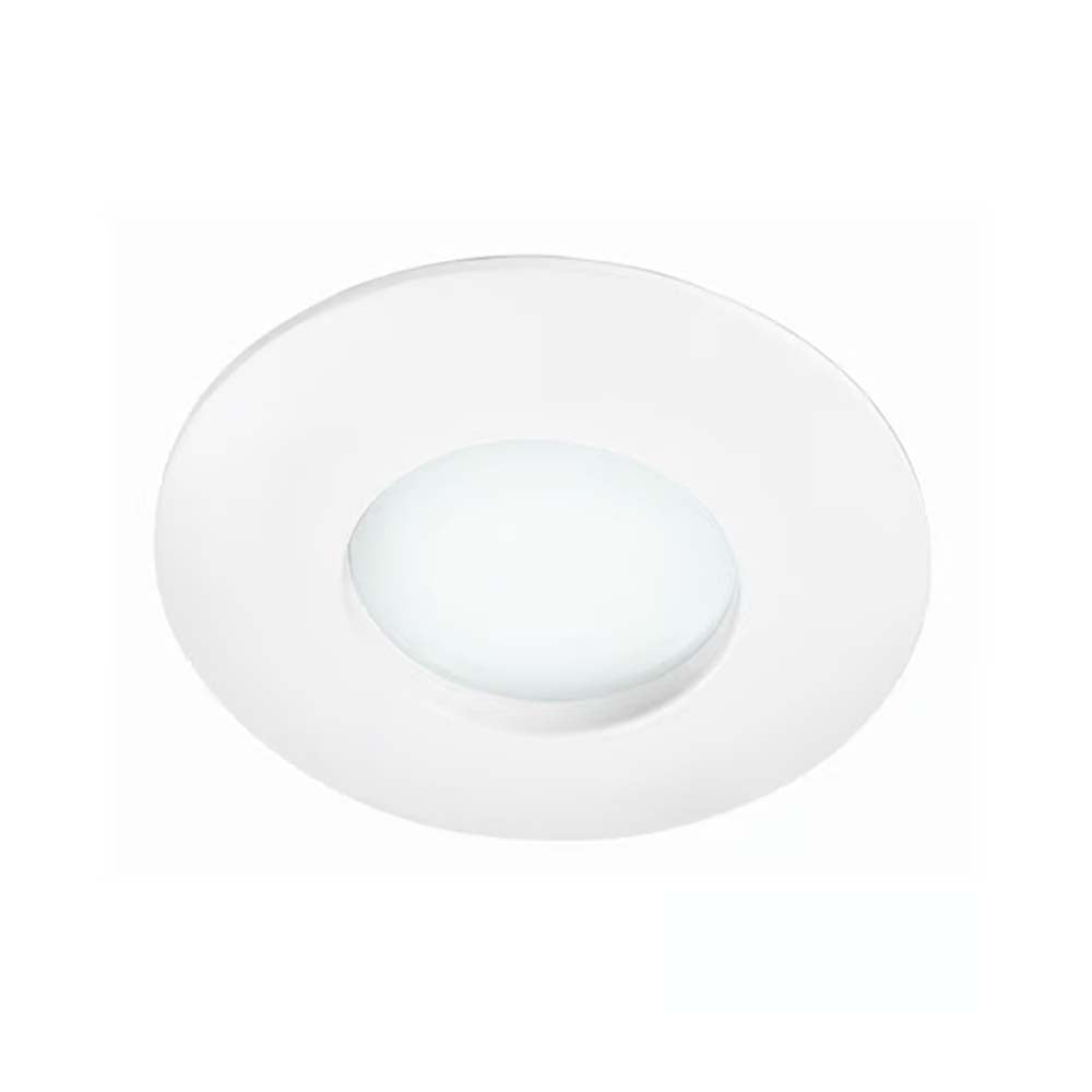 KIT DE 6 PIEZAS DE LAMPARA DE INTERIOR EMPOTRABLE ADRIA I TECNOLITE A PRUEBA DE VAPOR BASE GX5.3 BLANCO