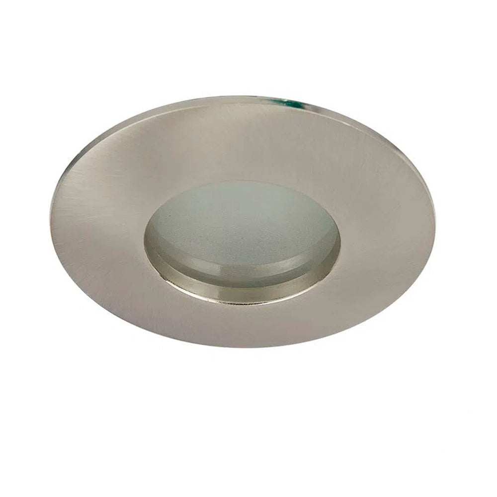 KIT DE 7 PIEZAS DE LÁMPARA DE INTERIOR EMPOTRABLE ADRIA I TECNOLITE A PRUEBA DE VAPOR BASE GX5.3 SATINADO