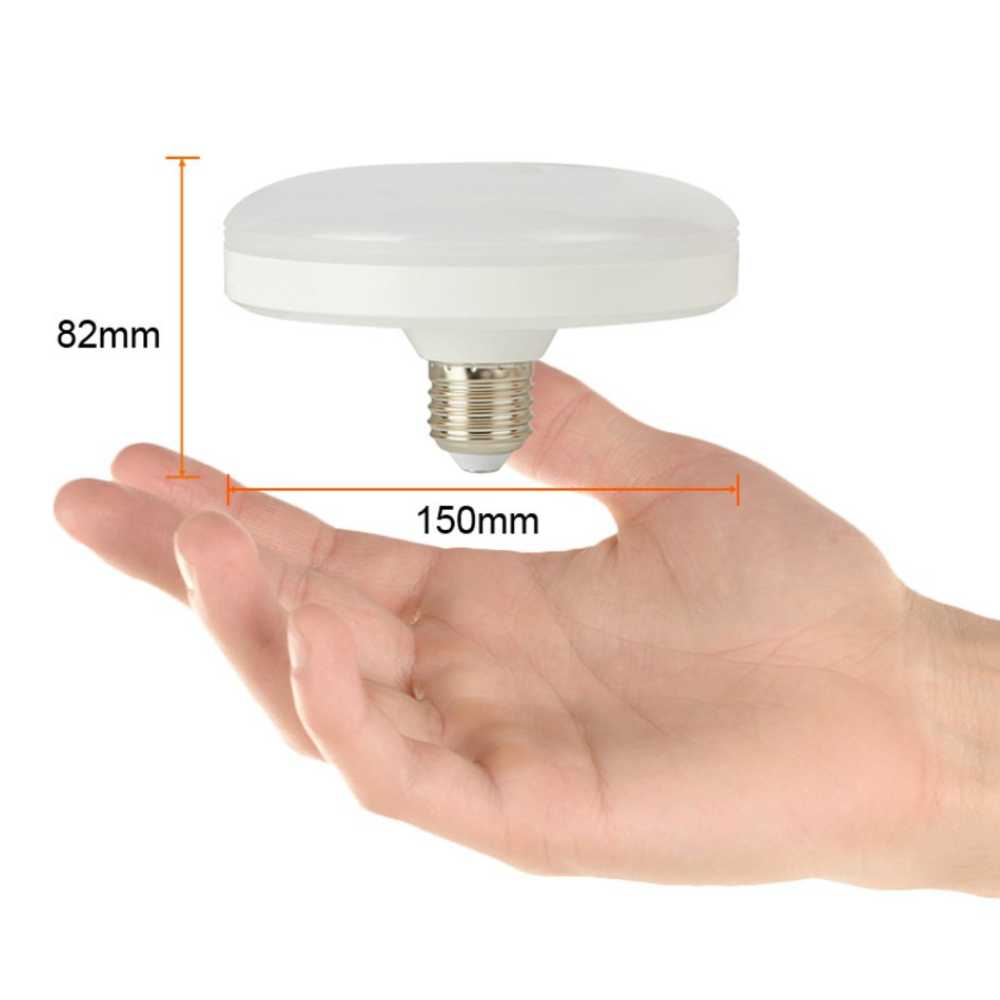 KIT DE 7 PIEZAS DE FOCO CIRCULAR LED TECNOLITE ALPHA 12W LUZ DE DIA BASE E27