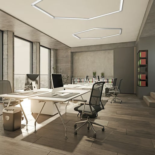 KIT DE 2 PIEZAS DE INTERIOR REGLETA LED 12W 3000K