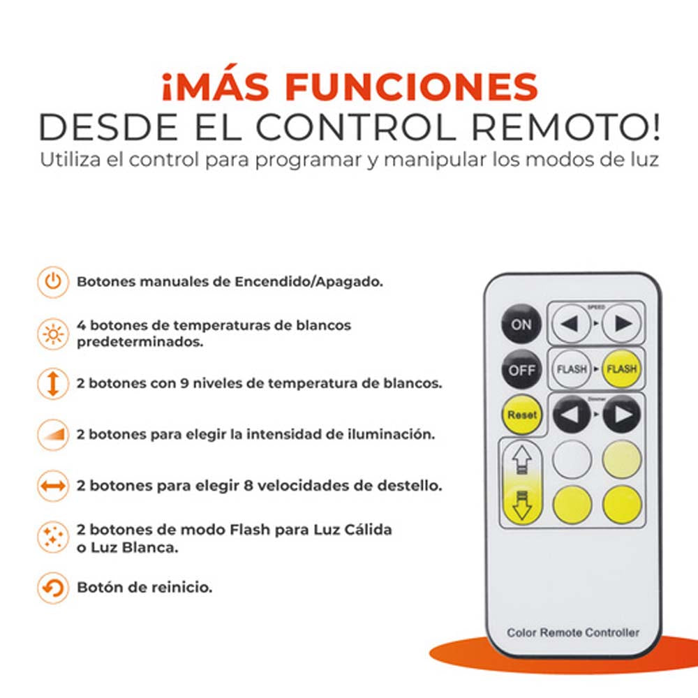 KIT DE 2 PIEZAS DE TIRA INT/EXT LED 12W12VCDIP20-IP65 BCO