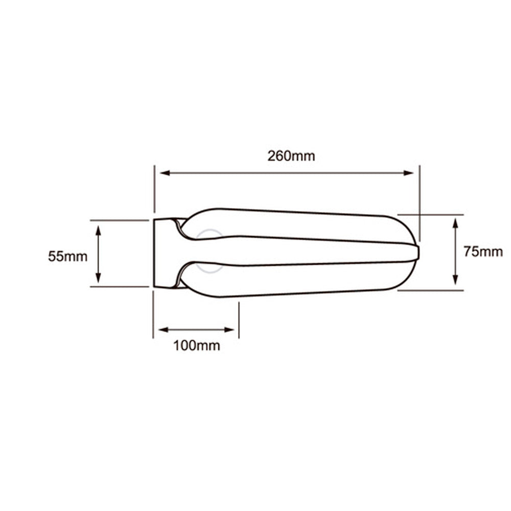 KIT DE 2 PIEZAS DE LAMPARA DE EXTERIOR LED CLAUDIO TECNOLITE PARA SOBREPONER 13W LUZ BLANCA NEUTRA