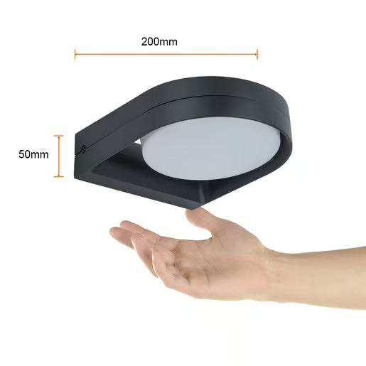 KIT DE 2 PIEZAS DE LUMINARIO EXT MURO LED 14W 30K GRIS