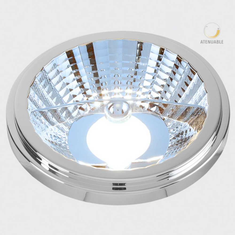 KIT DE 3 PIEZAS DE FOCO LED TECNOLITE ATENUABLE 15W LUZ DE DÍA BASE G53