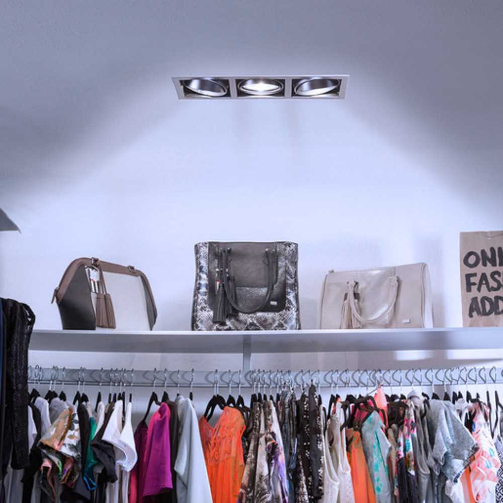 KIT DE 3 PIEZAS DE FOCO LED TECNOLITE ATENUABLE 15W LUZ DE DÍA BASE G53