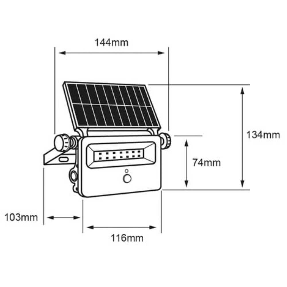 KIT DE 3 PIEZAS DE EXT LED 16W3.7V1600LM6500K NGO