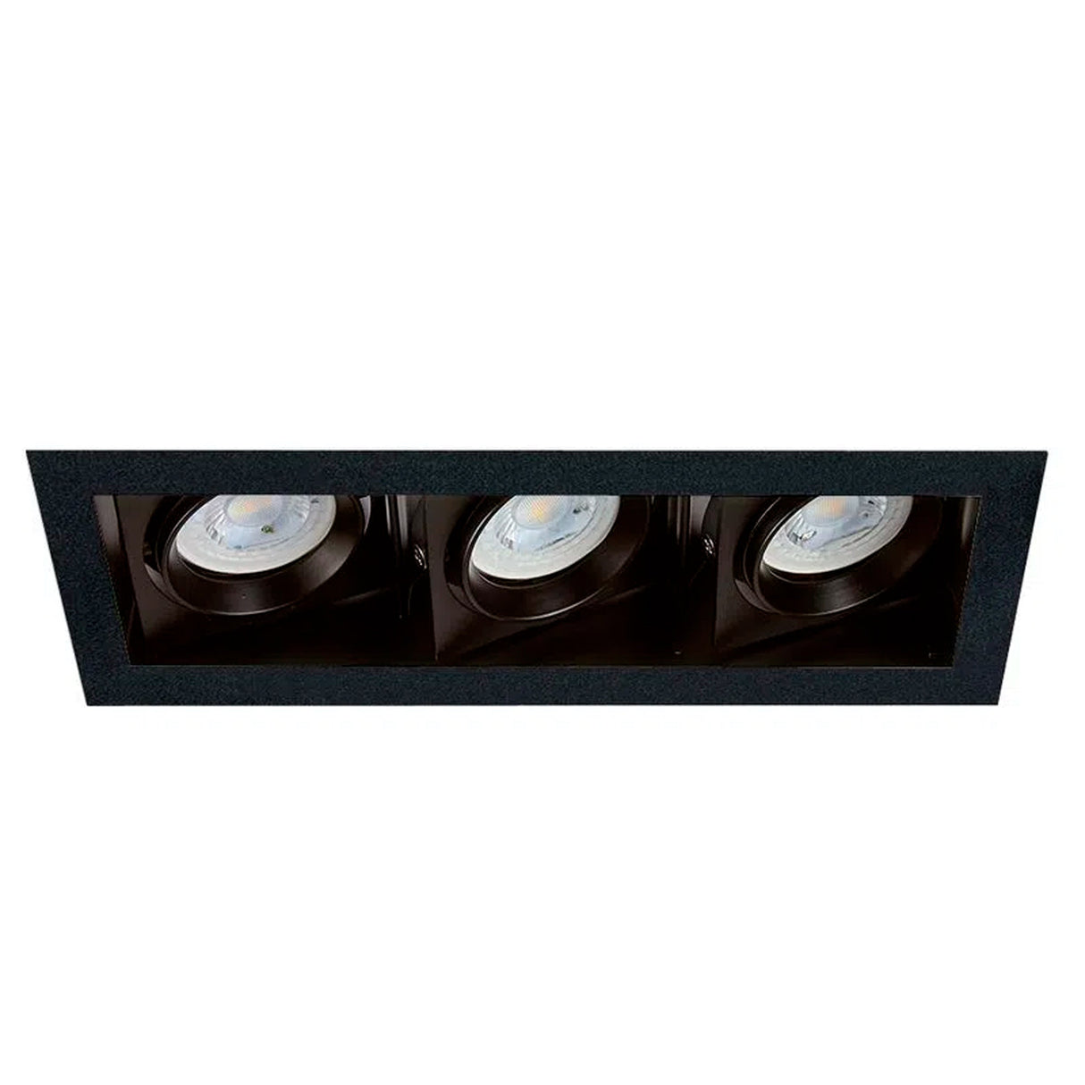 KIT DE 2 PIEZAS DE LAMPARA DE INTERIOR EMPOTRABLE ATLAS III TECNOLITE BASE GX5.3 NEGRO