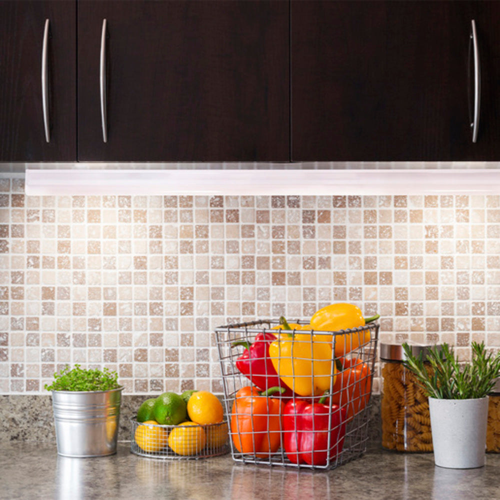 KIT DE 2 PIEZAS DE LAMPARA LINEAL LED TECNOLITE RUBIDEA IV PARA SOBREPONER 18W LUZ BLANCA DINAMICA