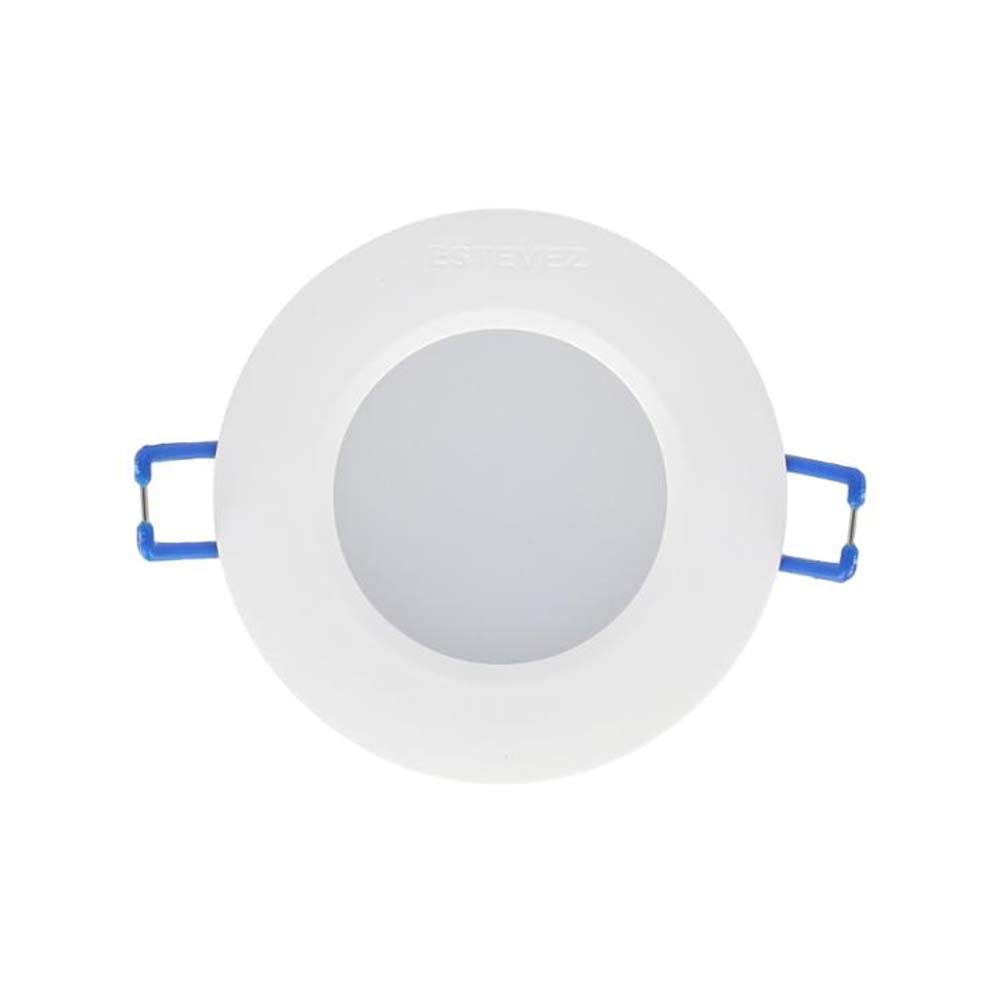 KIT DE 10 LUMINARIOS LED EMPOTRABLES EN PLAFÓN DRIVER INTEGRADO BLANCO 5W 2700K 100-277V ESTEVEZ