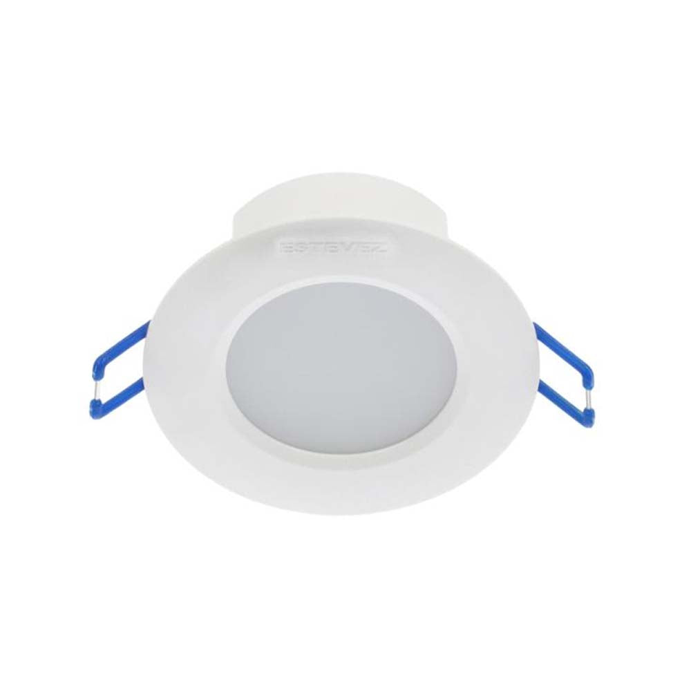 KIT DE 10 LUMINARIOS LED EMPOTRABLES EN PLAFÓN DRIVER INTEGRADO BLANCO 5W 2700K 100-277V ESTEVEZ