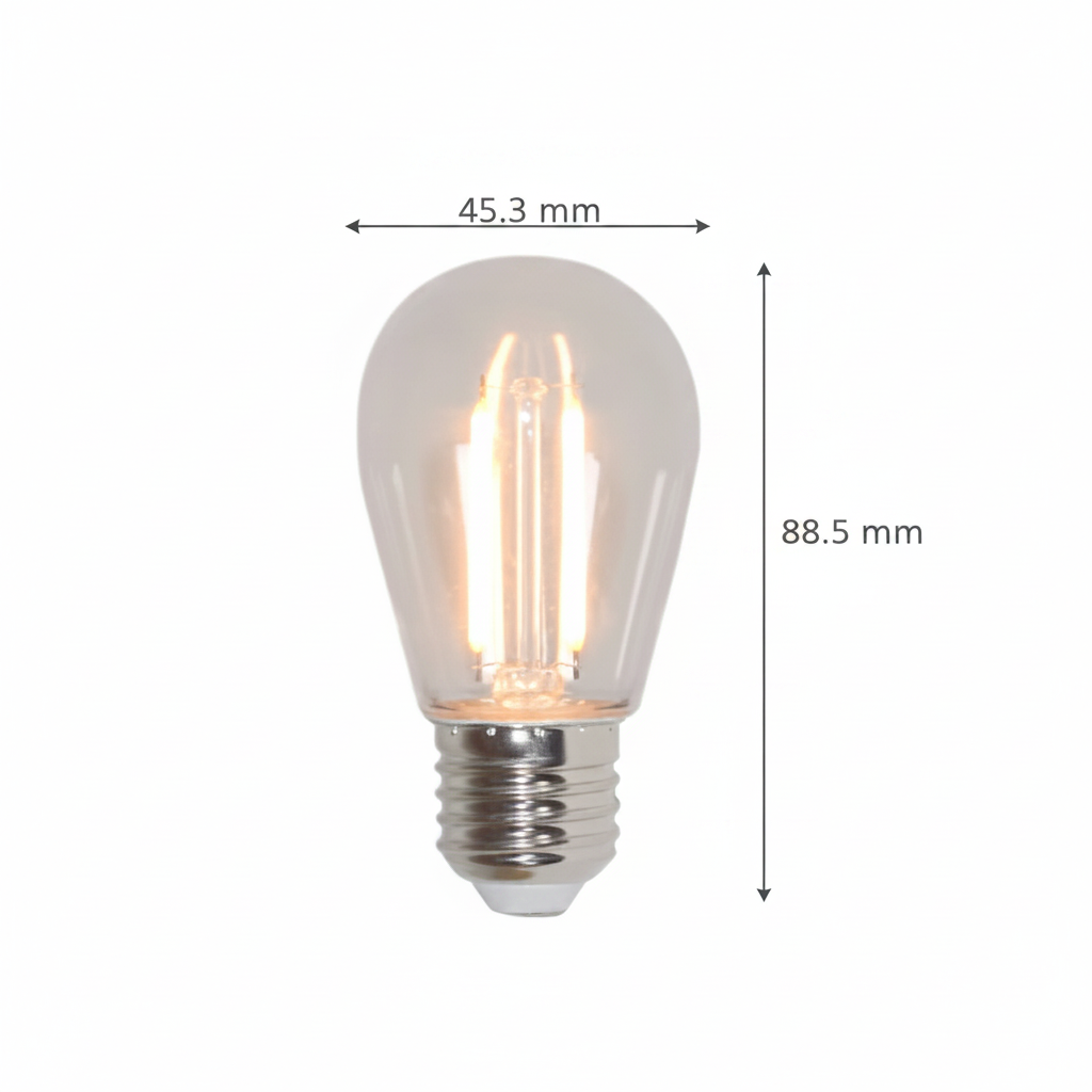 KIT DE 27 PIEZAS DE LAMPARA LED S14 1W 27K 100-240V