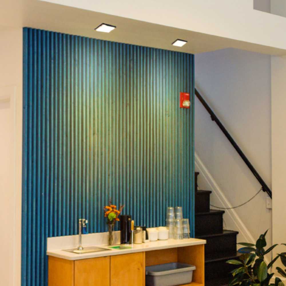 KIT DE 2 PIEZAS DE PLAFON CUADRO LED SOBREP. TECHO 24W/127V. 3000K ALUM. NEGRO OKAB II