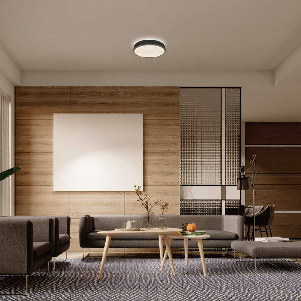 KIT DE 2 PIEZAS DE LAMPARA PLAFON LED TECHO 24W LUZ BLANCA AJUSTABLE GRAN FORMATO NO ATENUABLE NGO