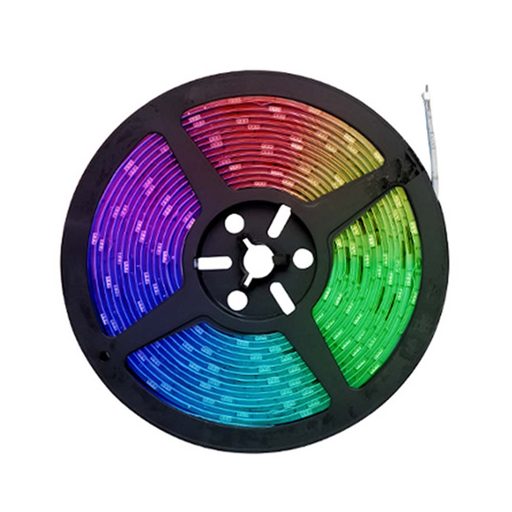 KIT DE 3 PIEZAS DE INTERIOR TIRA LED 24W 100-240V RGB TIRA 5M