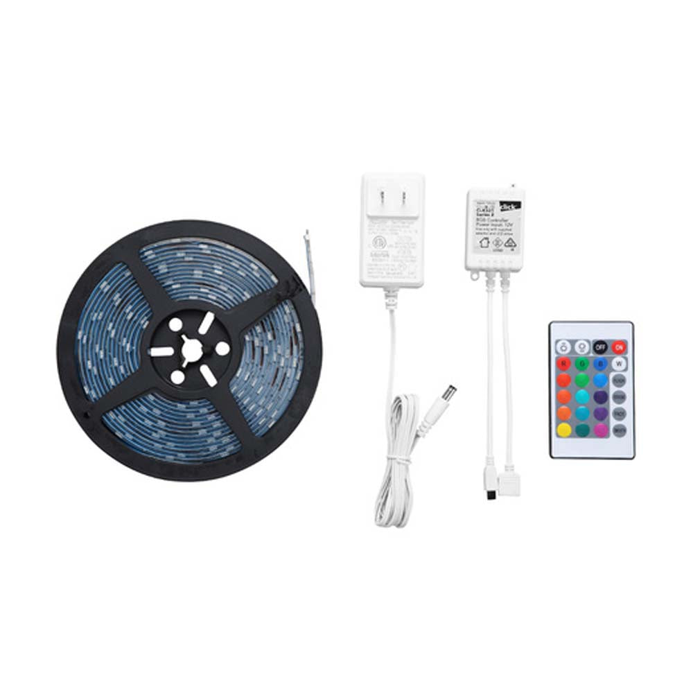 KIT DE 3 PIEZAS DE INTERIOR TIRA LED 24W 100-240V RGB TIRA 5M