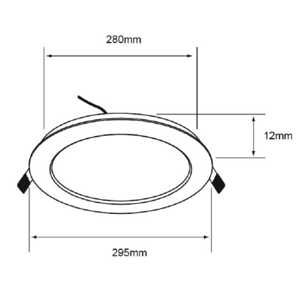 KIT DE 5 PIEZAS DE LAMPARA EMPOTRABLE TIPO DOWNLIGHT COLOR BLANCO DE 24 W BUCARAMANGA IX 24YDLED430MV65B TECNOLITE