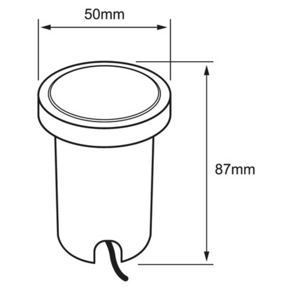 KIT DE 3 PIEZAS DE EXT SP LED 2W100-240V34LMIP653000K G UMBRIEL TECNOLITE