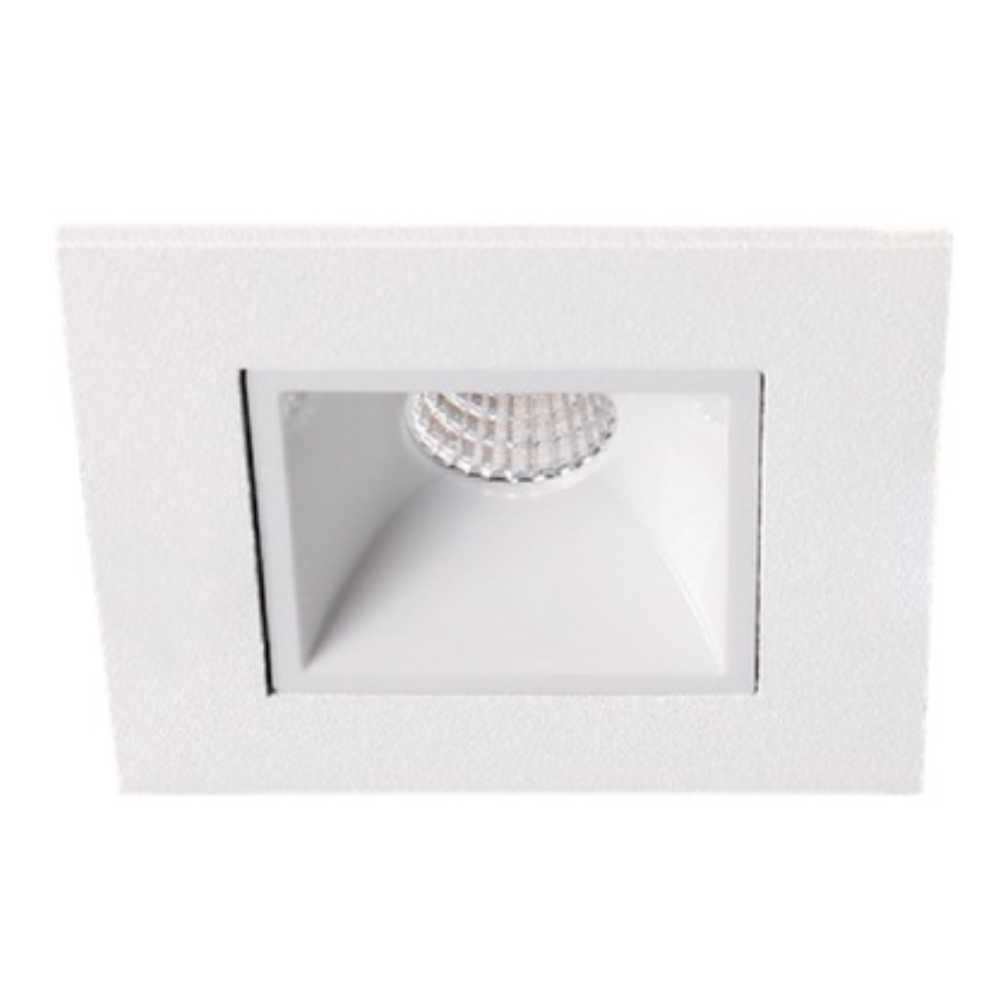 KIT DE 2 PIEZAS DE LAMPARA EMPOTRABLE LED TECNOLITE LUCIDA I 3W LUZ SUAVE CALIDA NO ATENUABLE LED INTEGRADO BLANCO