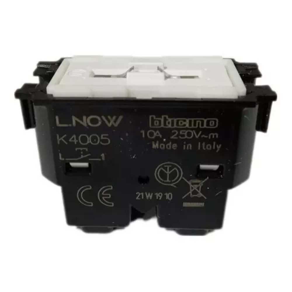 PULSADOR COLOR 1 MODULO 10A 127-250V MCA LIVING NOW