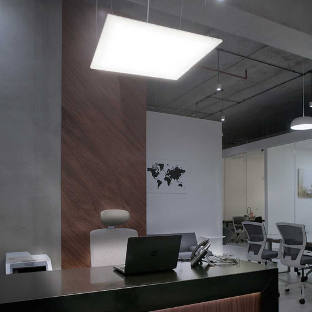 KIT DE 2 PIEZAS DE PANEL DE LED 60X60CM 40W 127V LUZ BLANCA NEUTRA 3000LM MCA TECNOLITE ***NO INCLUYE KIT DE SUSPENSION***