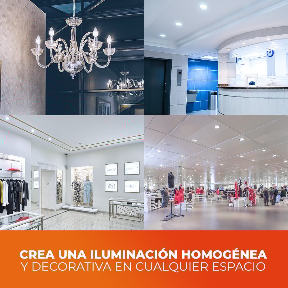 KIT DE 33 PIEZAS DE LAMPARA FIL 4.5W 65K CRI90 E27 C35