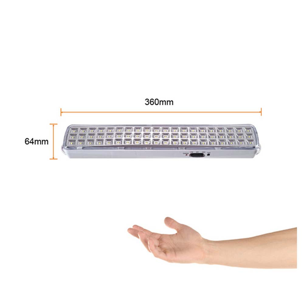 KIT DE 4 PIEZAS DE LÁMPARA DE EMERGENCIA LED TECNOLITE MEBSUTA II RECARGABLE 1W LUZ DE DÍA PORTÁTIL LED INTEGRADO