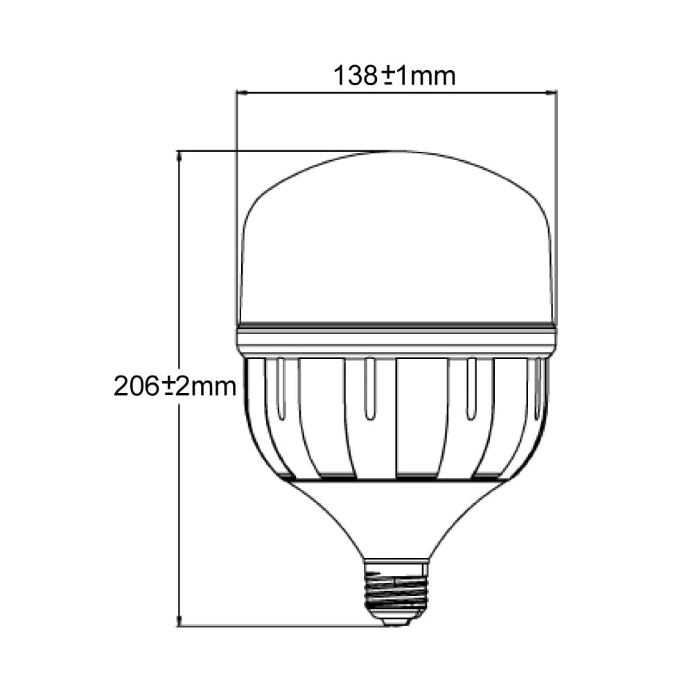 KIT DE 7 PIEZAS DE FOCO LED TECNOLITE ALTA POTENCIA 50W LUZ DE DIA BASE E27