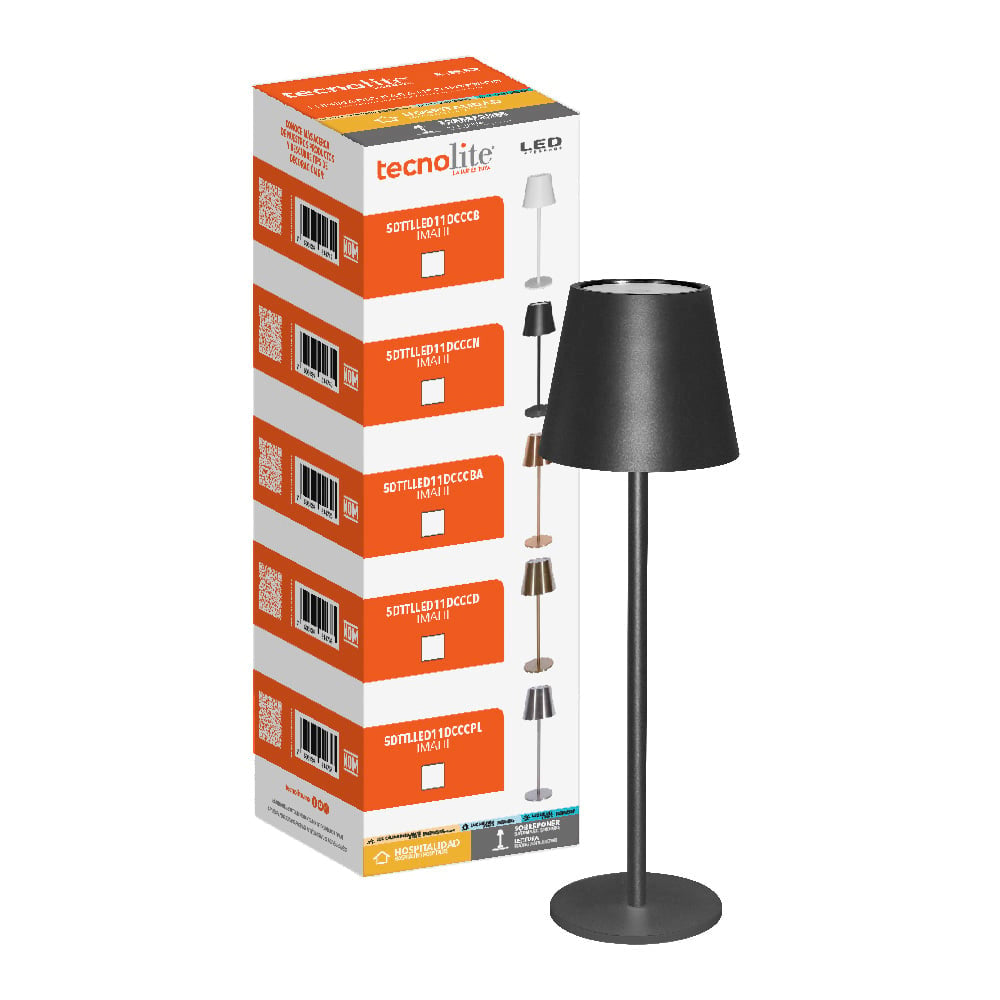 KIT DE 2 PIEZAS DE LUMINARIO INT LED 5W 4.2VCDLM 30K/40K/65K NGR