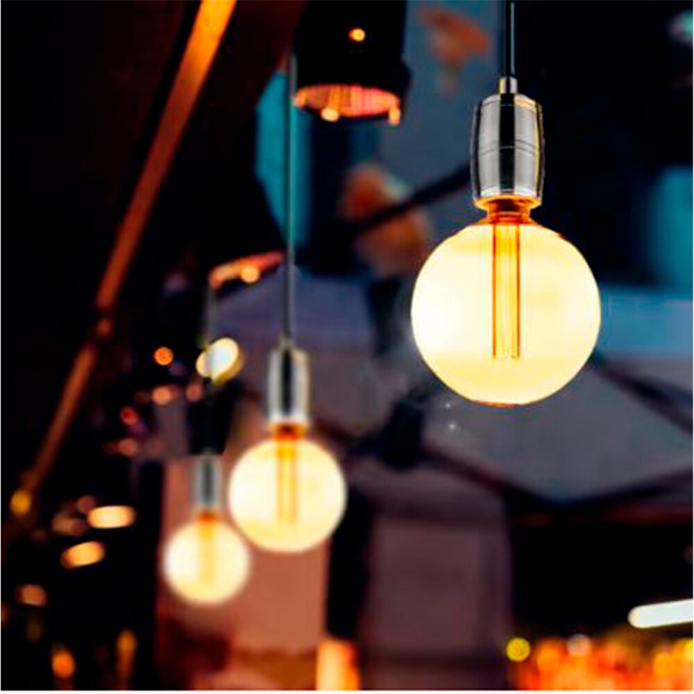 KIT DE 3 PIEZAS DE SOCKET BASE 8.5W/100-240V. ALUMINIO SATINADO