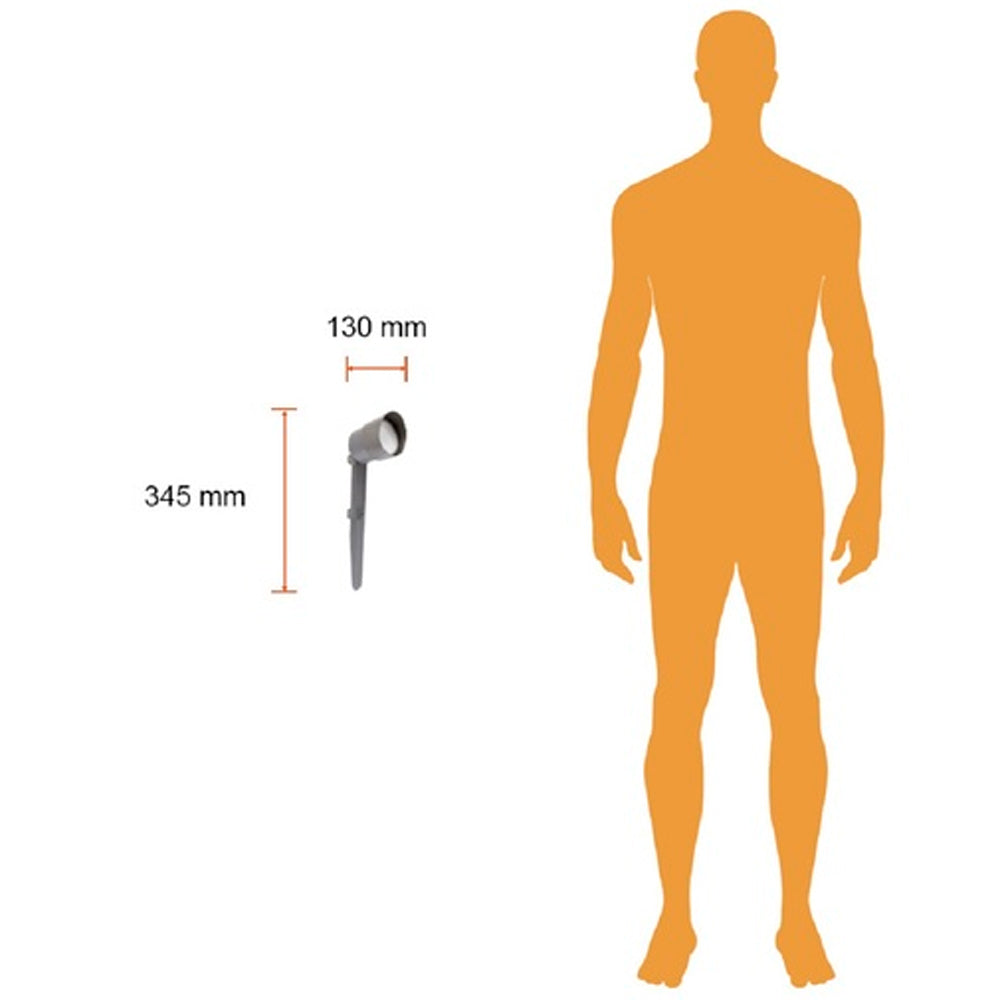KIT DE 2 PIEZAS DE LAMPARA DE EXTERIOR LED ARCTURUS TECNOLITE ESTACA 6W LUZ SUAVE CALIDA