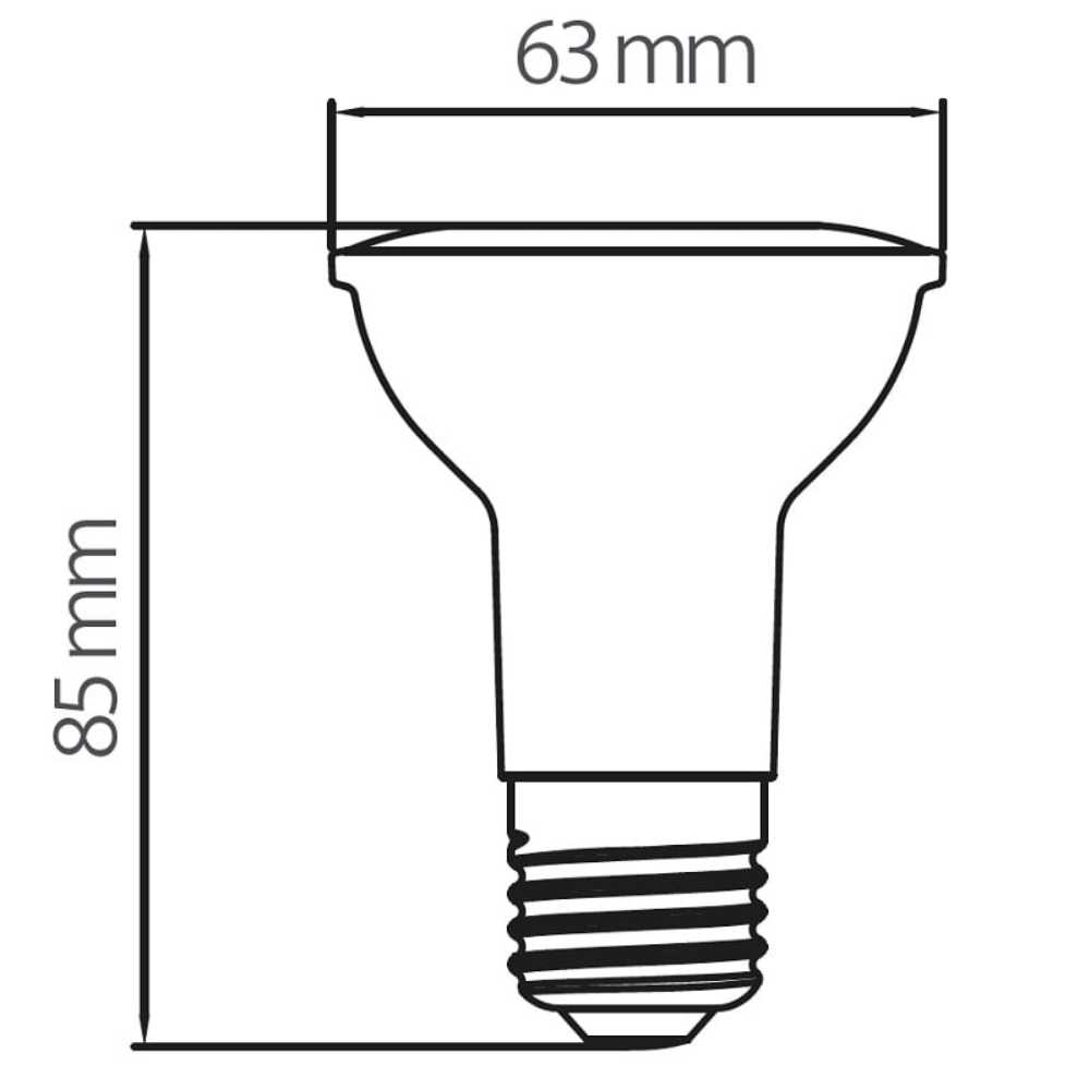KIT DE 12 PIEZAS DE FOCO LED TECNOLITE PAR20 6W LUZ SUAVE CALIDA 3000K BASE E27