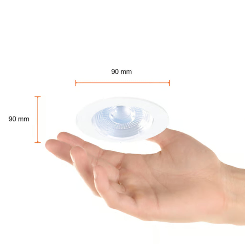 KIT DE 15 PIEZAS DE LÁMPARA EMPOTRABLE LED TECNOLITE REGULUS 7W LUZ DE DÍA BLANCO