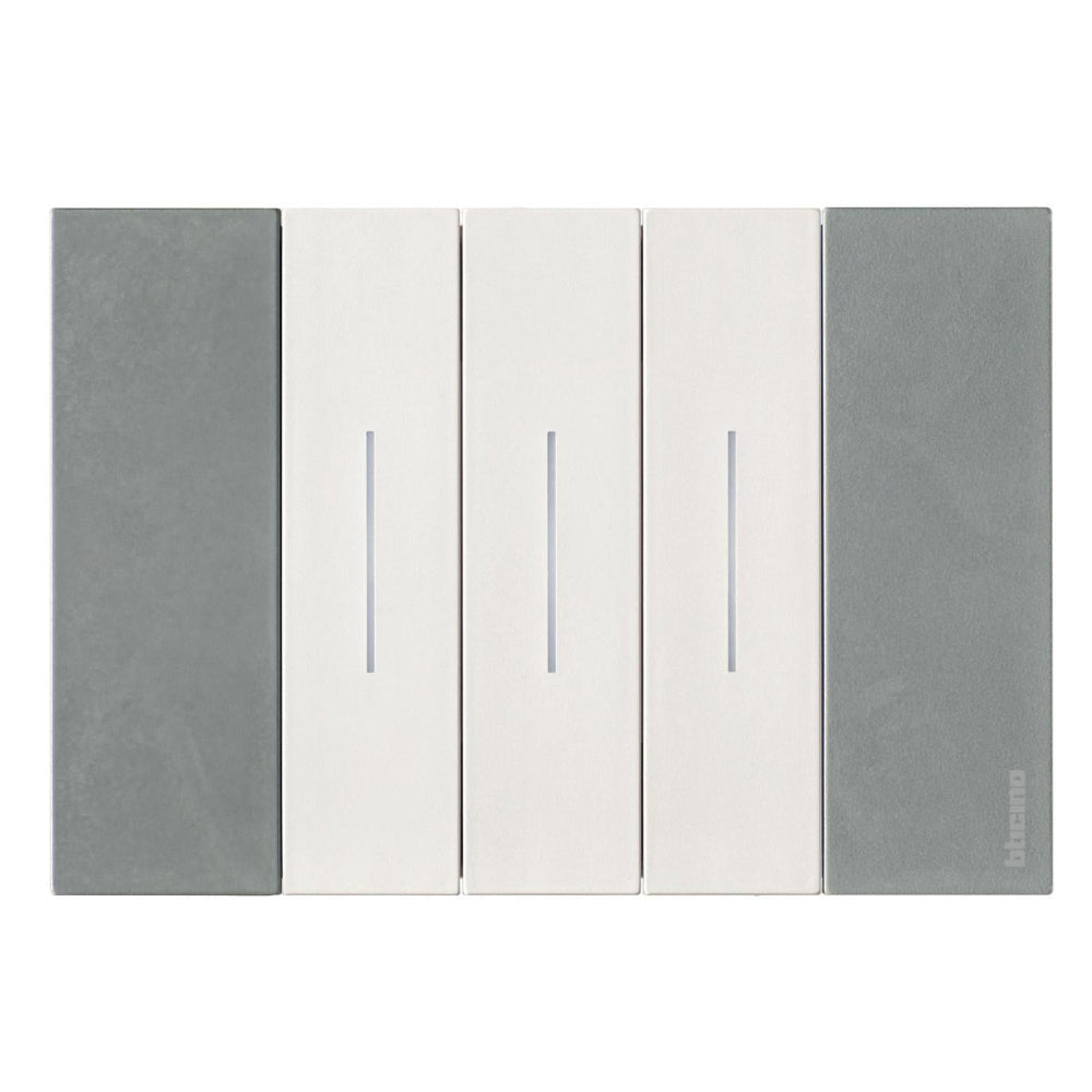 PLACA METALICA COLOR LUNA 3 MODULO MCA LIVING NOW