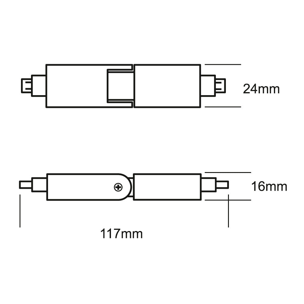 KIT DE 11 PIEZAS DE CONECTOR FLEXIBLE HORIZONTAL 90 NEGRO