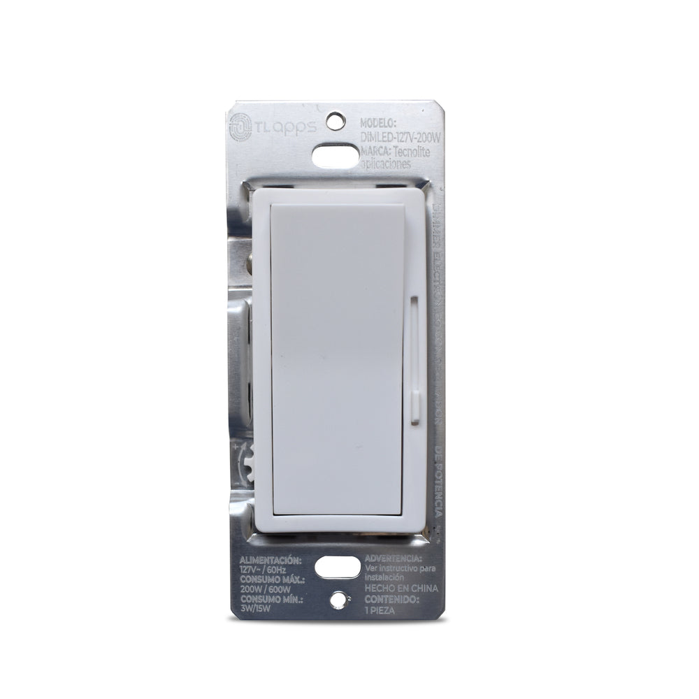 KIT DE 2 INTERRUPTORES REGULADOR DE INTENSIDAD PARA CASA TECNOLITE