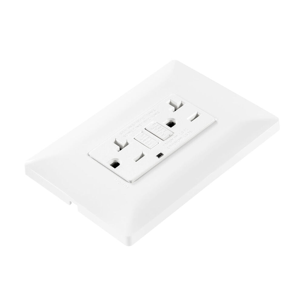 KIT DE 2 CONTACTOS DÚPLEX 2 POLOS CON FALLA A TIERRA BLANCO ALPHA ESTEVEZ