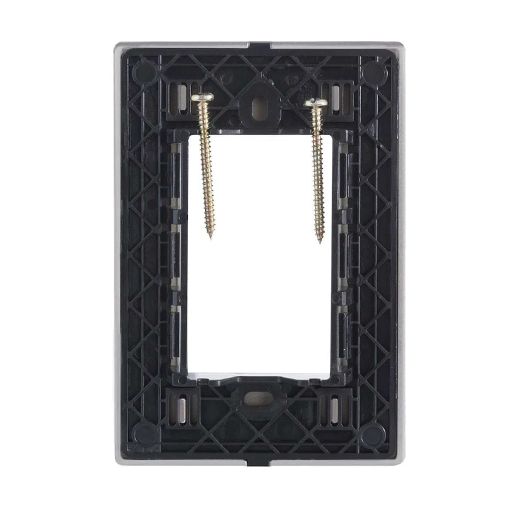 KIT DE 13 PLACAS DE 3 MODULOS COLOR PLATEADO LINEA ALPHA ESTEVEZ