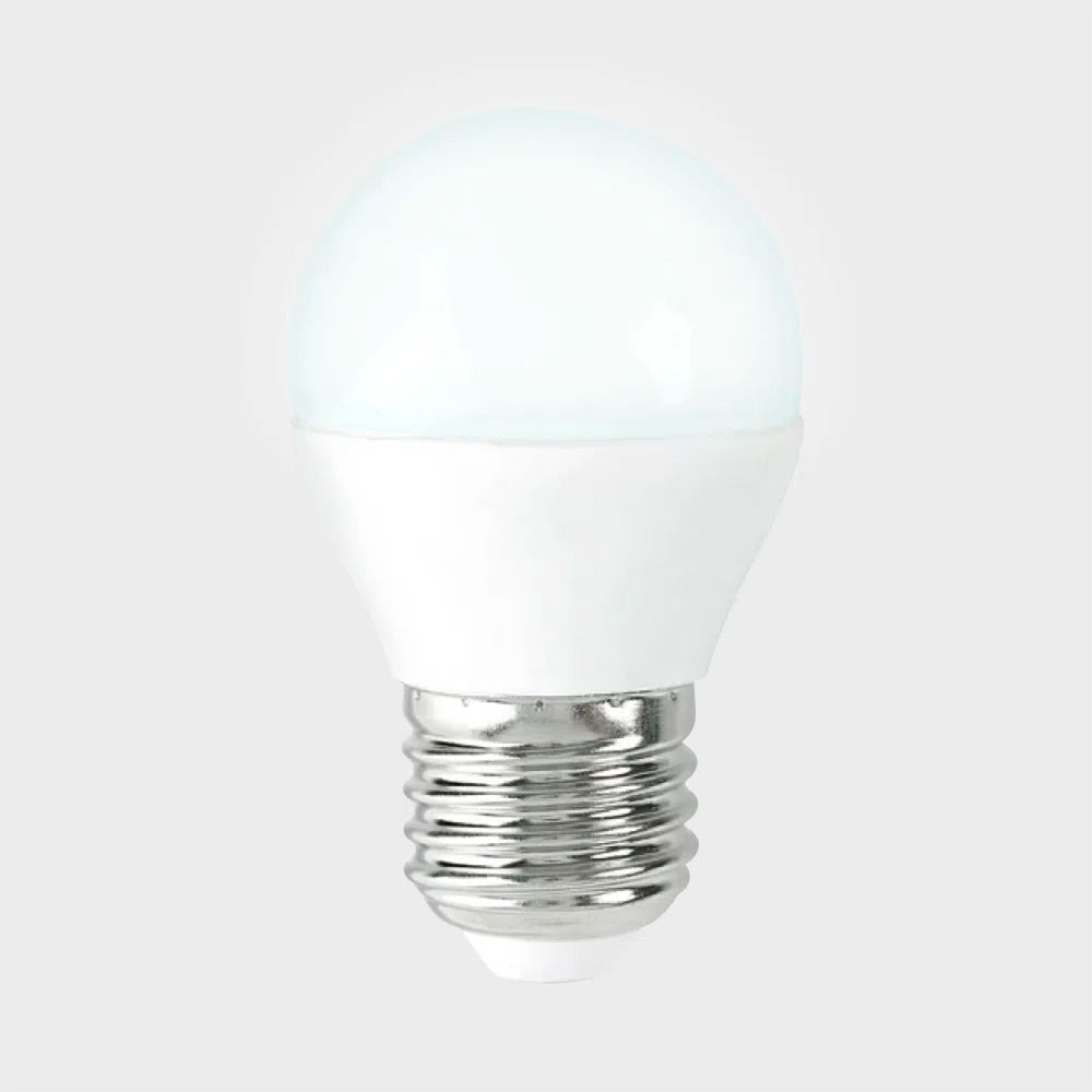 KIT DE 15 PIEZAS DE FOCO LED TECNOLITE TIPO GLOBO 4W LUZ DE DIA BASE E27