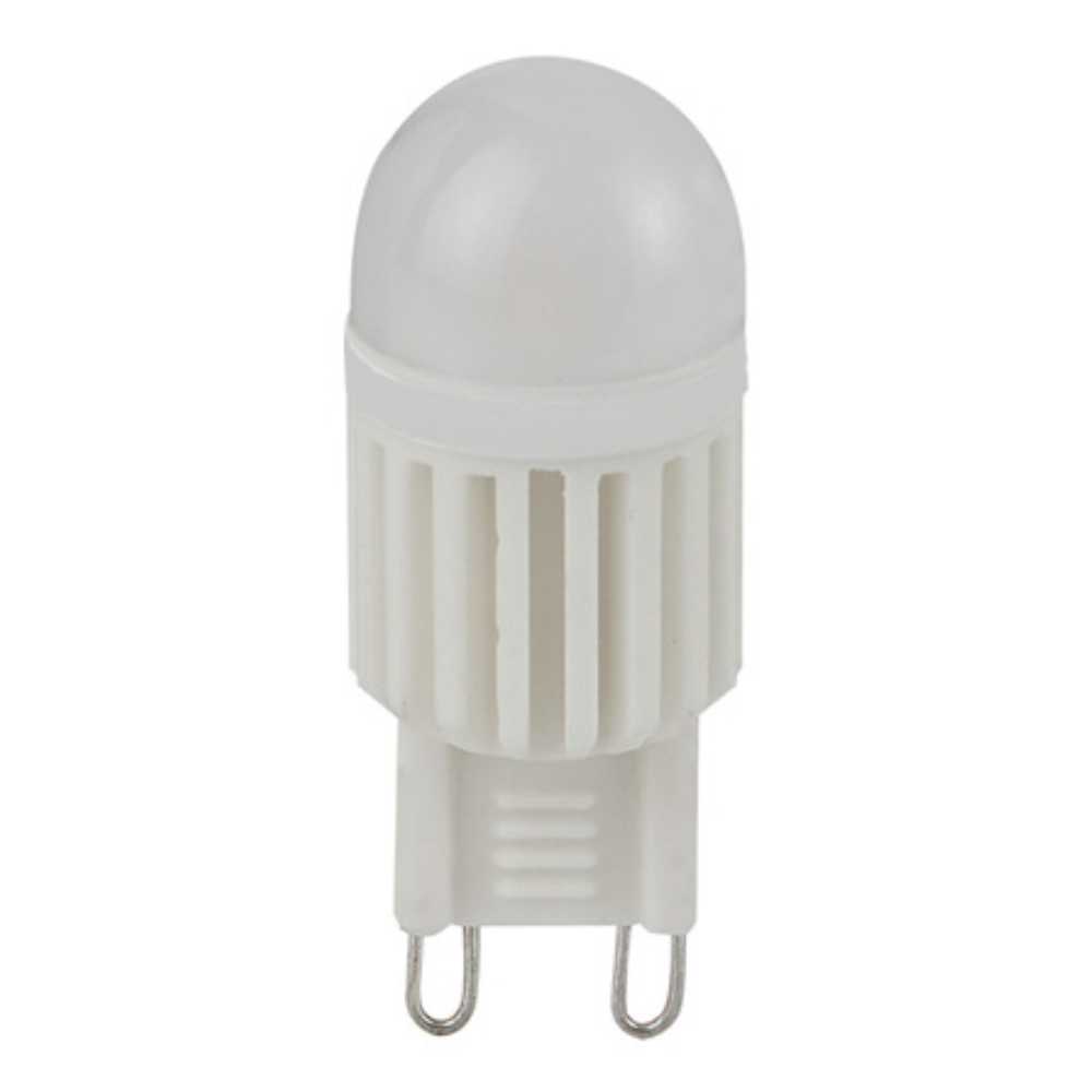 KIT DE 8 PIEZAS DE FOCO LED TECNOLITE TIPO AMPOLLETA ATENUABLE 3W LUZ SUAVE CÁLIDA BASE G9 *** OFRECER LED-G9/BC ***