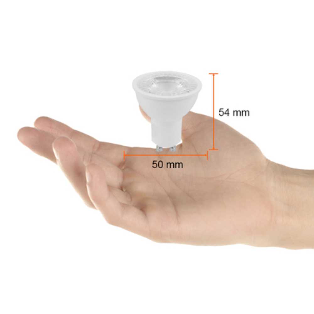 KIT DE 13 PIEZAS DE FOCO LED TECNOLITE ATENUABLE 7W LUZ SUAVE CALIDA BASE GU10