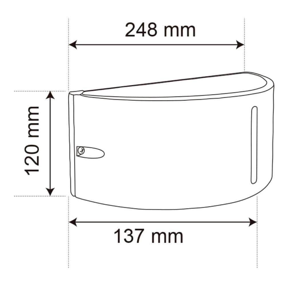 KIT DE 2 PIEZAS DE LAMPARA DE EXTERIOR RAUCH TECNOLITE PARA SOBREPONER BASE E27