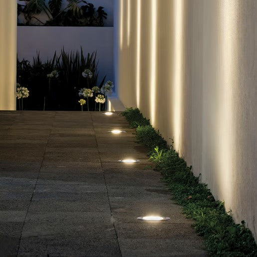 KIT DE 3 PIEZAS DE LAMPARA DE EXTERIOR LED CUENCA TECNOLITE DE PISO EMPOTRABLE 50W IP65 BASE G53 NO INCLUYE FOCO