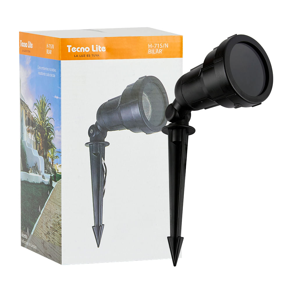 KIT DE 3 PIEZAS DE LAMPARA DE EXTERIOR BILAR TECNOLITE ESTACA BASE E27