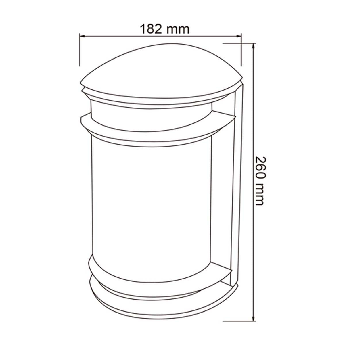 KIT DE 3 PIEZAS DE LÁMPARA DE EXTERIOR URBINO TECNOLITE PARA SOBREPONER BASE E27 SATINADO
